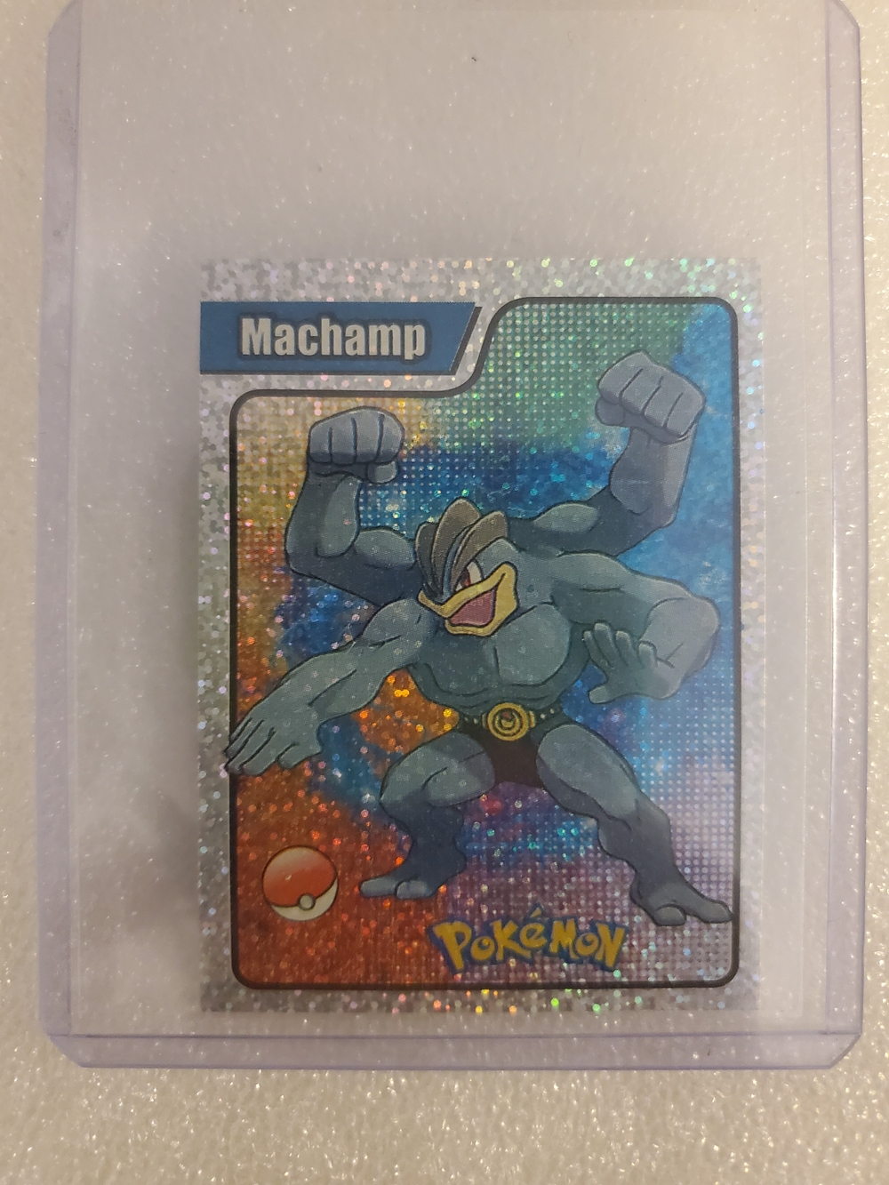 2024 POKEMON Last Evolution Sticker #S14 MACHAMP Limited Edition Foil NM